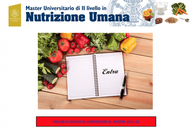Diventare veri esperti di nutrizione con il Master di II livello in Nutrizione Umana dell'Università di Pavia