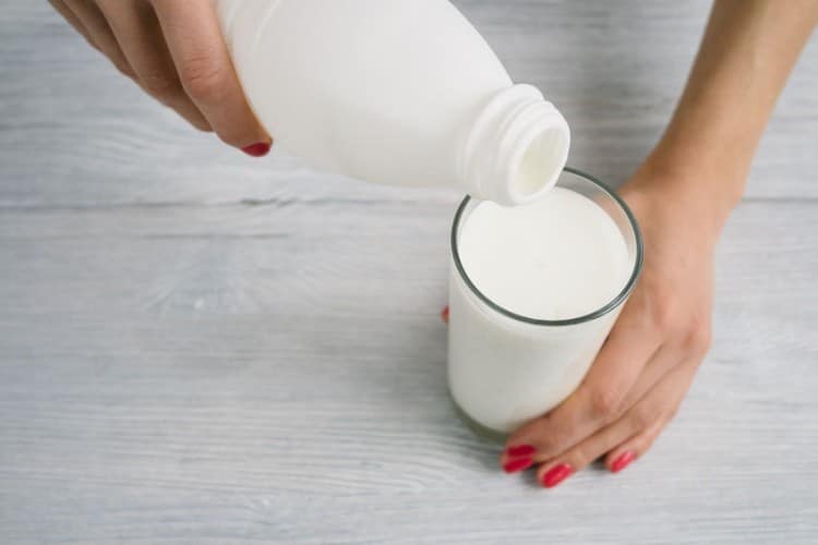 Il bicchiere di latte della salute