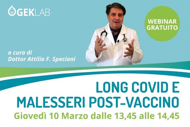 Trattare il "Long Covid" e i malesseri post vaccino: giovedì 10 marzo un webinar per tutti