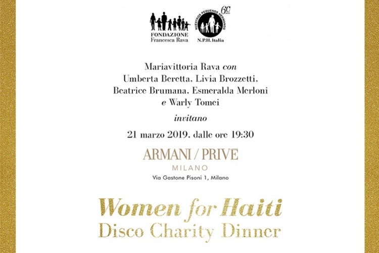 Women for Haiti: un evento speciale a favore del progetto di diagnosi, cura e prevenzione del cancro al seno in Haiti
