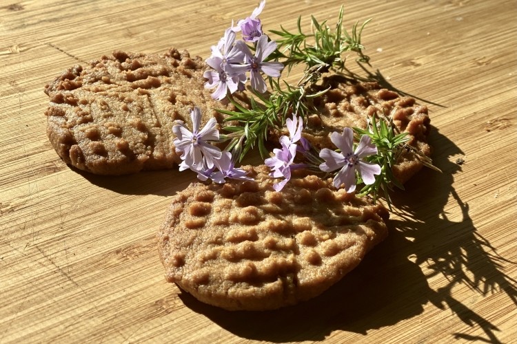 Biscotti di frolla integrale alla crema di nocciole