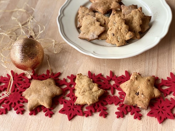 Biscotti di grano saraceno con polpa di caco