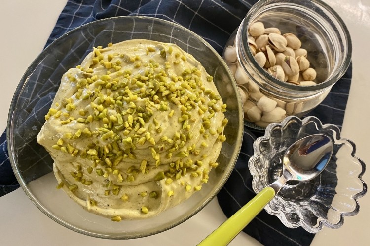 Crema al mascarpone al pistacchio