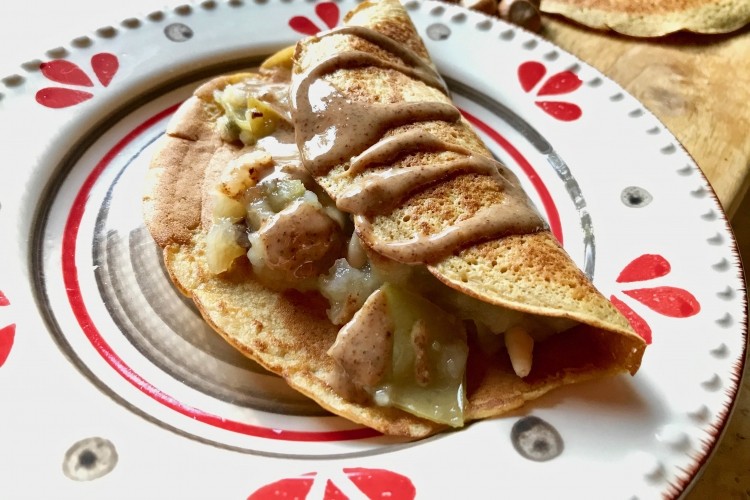 Crêpes di zucca gluten free