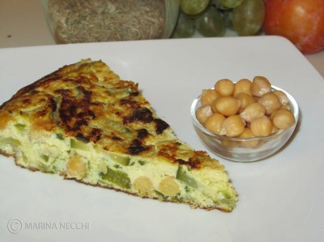 Frittata con ceci