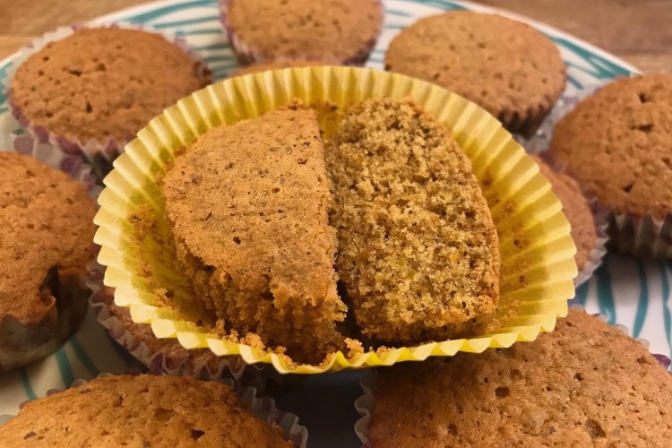 Muffins con farina di pistacchi