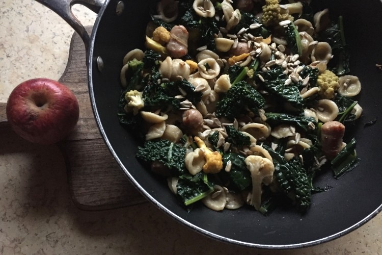 Orecchiette integrali con cavolo nero