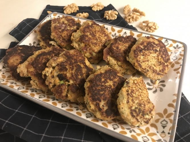 Polpette di verdura con scarti di spremuta a freddo