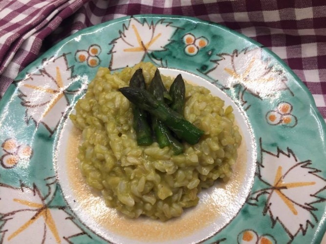 Risotto con asparagi