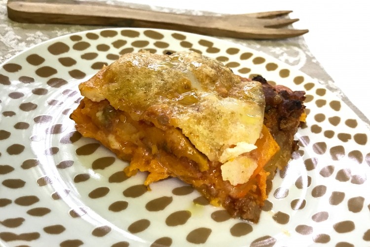 Terrina di zucca al forno