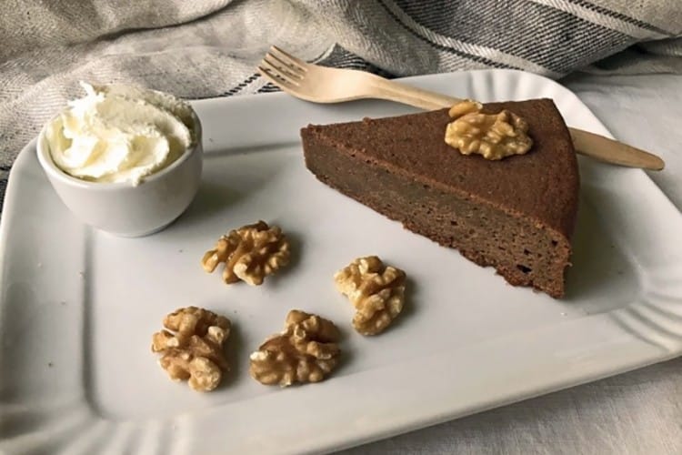 Torta di castagne e mandorle