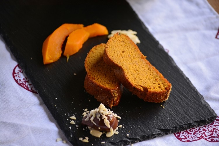 Torta di zucca e mandorle