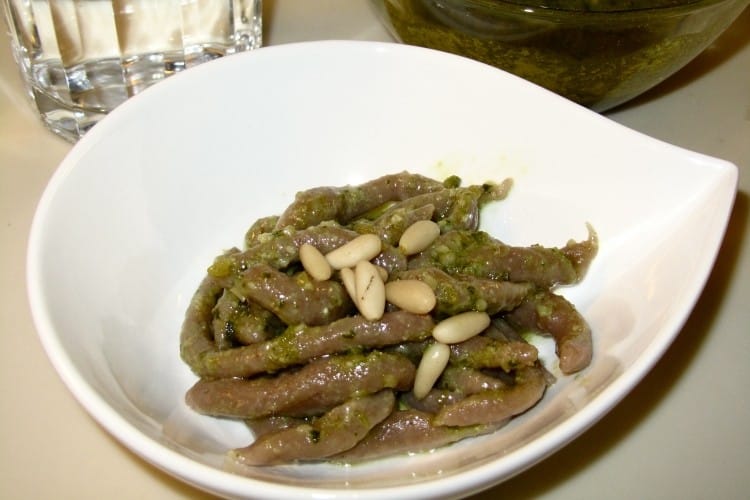 Trofie integrali con il pesto