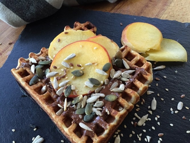 Waffles gluten free e senza lievito