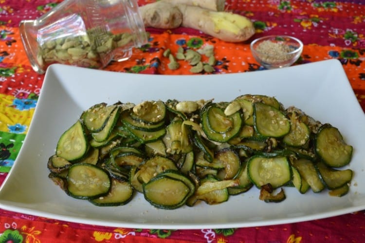 Zucchine allo zenzero